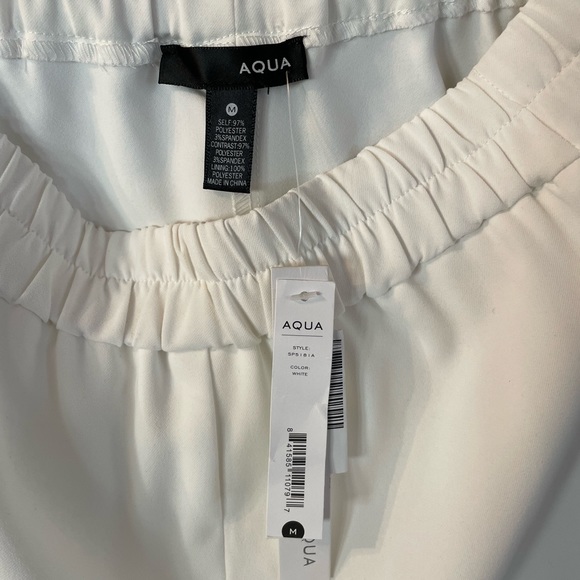 NWT Aqua Brand Pull On Scalloped High Waisted Shorts - Picture 12 of 13